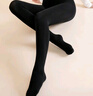 芬騰襪褲女【顯瘦美腿】女連褲襪子塑形絲襪女打底光腿水光神器 黑色 美膚裸感 薄絨款（15-25℃） 1條 均碼 曬單實(shí)拍圖