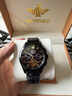 歐品客名表十大品牌手表男士全自動(dòng)機械表休閑商務(wù)瑞士表風(fēng)格輕奢男表 免費終身質(zhì)保/鋼帶全黑 高端禮盒+皮表帶 曬單實(shí)拍圖