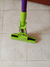 妙潔膠棉拖把家用卡槽型膠棉頭 免手洗滾輪式擠水海綿拖把拖布墩布 原裝拖把+3通用頭【共4頭】 曬單實(shí)拍圖