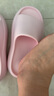 百慕傾臣增高厚底拖鞋女夏季外穿2026新款小個(gè)子松糕踩屎感防滑涼拖鞋女士 粉色 37-38 (240mm)適合36-37 曬單實(shí)拍圖