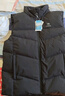 駱駝（CAMEL）戶(hù)外防潑水羽絨馬甲女90%絨子背心外套 J25CR2L5006 幻影黑 M 曬單實(shí)拍圖