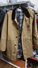 馬登工裝美式復古中長(cháng)款密歇根夾克男巴恩風(fēng)寬松廓形大衣男士秋季外套 卡其色 【寬松版型】 S 曬單實(shí)拍圖