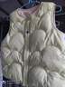 babycare兒童秋冬羽絨馬甲保暖背心寶寶外出 林間青蔥 90 曬單實(shí)拍圖
