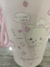 喜具杯【熊妹保溫杯】316不銹鋼可愛(ài)吸管杯大容量高顏值便攜女學(xué)生水杯 熊妹保溫杯500ml帶茶隔 【主圖款】杯子+二根粉色提繩+卡通掛件 曬單實(shí)拍圖