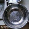 LZJV不銹鋼瀝水籃洗菜盆廚房家用洗水果洗菜籃淘米盆篩 【316鋼+特厚特深】馬上結束 /【20cm】實(shí)盆送漏盆 曬單實(shí)拍圖