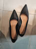 COSMICKISS黑色高跟鞋女鞋尖頭皮鞋小細跟不累腳米白色職業(yè)商務(wù)禮儀啞光單鞋 【升級版】經(jīng)典黑色5CM 36 (標準尺碼，腳細瘦建議小一碼) 曬單實(shí)拍圖