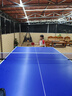 博森特室外乒乓球桌標準戶(hù)外防水防曬SMC標準球臺桌子送乒乓球拍 室外折疊帶輪款球桌 曬單實(shí)拍圖