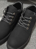 GXG通勤男鞋休閑百搭低幫馬丁靴工裝戶(hù)外登山鞋增高大黃靴 黑色 42 曬單實(shí)拍圖
