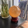 歐柏歷  天然黃水晶球擺件召財(cái)開運(yùn)球客廳家居辦公室裝飾品喬遷開業(yè)禮品 直徑(原石打磨+底座) 直徑15厘米(黃色球) 曬單實(shí)拍圖