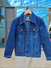 皮爾卡丹【寬松柔軟】夾克男夏季休閑時(shí)尚青年牛仔外套上衣藍色XL 曬單實(shí)拍圖
