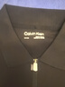Calvin Klein【吸濕速干】運動(dòng)春夏男字母ck拉鏈半襟跑步POLO衫4MS4K170 001-太空黑 S 曬單實(shí)拍圖