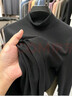 caramella男士保暖上衣男德絨秋冬半高領(lǐng)內搭2025新款加厚長(cháng)袖t恤打底衫男 曬單實(shí)拍圖