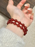 梵哲詩(shī)趙露思同款紅瑪瑙手串女生簡(jiǎn)約百搭玉髓圓珠許我耀眼許妍手串雙層 許妍同款手串 手圍15~16cm 曬單實(shí)拍圖