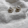 DAISY DREAM趙露思同款淡水珍珠耳釘女輕奢氣質(zhì)百搭耳環(huán)2025新款高級時(shí)尚耳飾 淡水珍珠耳釘【925銀針】 曬單實(shí)拍圖