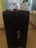 歐遙大容量行李箱三七分鋁合金拉桿箱加厚PC可坐人旅行箱抗摔托運皮箱 曜石黑【雙封閉干濕區+雙手提】 26英寸 【需托運 學(xué)生長(cháng)期住?！?曬單實(shí)拍圖