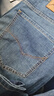 海瀾之家直筒牛仔褲男25五袋款繡花時(shí)尚褲子男春季HKNAW1J013A 曬單實(shí)拍圖
