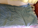 浪莎（langsha）加厚牛奶絨被子冬天雙面絨棉被可拆洗單人加絨保暖10斤秋冬季被芯 羽夢(mèng)-賓利藍【雙面加絨 暖窩神器】 150x200cm 【加絨被套約3斤+被芯4斤】總重約7斤 曬單實(shí)拍圖