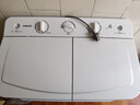 YANGZI揚子集團洗衣機半自動(dòng)老式家用雙桶大容量雙缸洗衣機藍光 洗脫雙筒小型波輪 18KG 【洗11+7脫|洗脫分離|強勁電機】 曬單實(shí)拍圖
