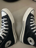 匡威（Converse）官方1970S男女高幫牛皮革休閑板鞋經(jīng)典黑黑色A13863C A13863C 41.5 曬單實(shí)拍圖