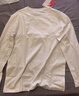 京東京造【10A抗菌T】長(cháng)袖t恤男衛衣打底衫衣服白小T男裝 白色 L 曬單實(shí)拍圖