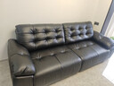 法莎蒂云朵真皮電動(dòng)沙發(fā)床意式復古風(fēng)客廳書(shū)房多功能伸縮 【雙電動(dòng)】2.65米多人位 【豪華版·Q彈坐感】2.8mm加厚頭層牛皮 曬單實(shí)拍圖