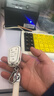 適用于凱迪拉克xts鑰匙套xt5/ct5/xt4/ct6/xt6/atsl/ct4汽車(chē)高檔 A款5鍵【白色】+菱格繩扣 曬單實(shí)拍圖