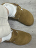 BIRKENSTOCK勃肯德國進(jìn)口男女款絨面保暖London Shearling毛毛鞋 棕色窄版1014963 38 曬單實(shí)拍圖
