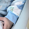 全棉時(shí)代雙面柔感純棉嬰兒連體衣服新生兒男女寶寶四季 藍+豹73碼 曬單實(shí)拍圖