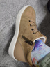 Pansy盼喜日本女鞋板鞋高幫棉鞋百搭舒適秋冬加絨保暖鞋4287 卡其色 37 曬單實(shí)拍圖