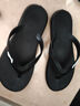 李寧（LI-NING）人字拖鞋男游泳防滑夏季外穿潮軟底夾腳洗澡防臭防水款9563黑44碼 曬單實(shí)拍圖