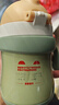 FGA富光兒童保溫杯寶寶吸管杯鴨嘴學(xué)飲杯316L不銹鋼喝水壺水杯子綠色 曬單實(shí)拍圖