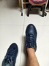 足力健老人鞋冬季棉鞋加絨加厚中老年戶(hù)外蓄熱防滑保暖鞋2493208J 藍色-男 40  曬單實(shí)拍圖