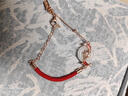 兩世歡錦鯉平安扣手鏈項鏈套裝紅繩手鏈生日紀念日情人節新年禮物送女友 錦鯉手鏈-玫瑰花禮盒 曬單實(shí)拍圖