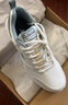 特步（XTEP）男鞋戶(hù)外輕便跑步鞋秋冬季皮面防水運動(dòng)鞋子男士款潮流休閑鞋學(xué)生 白灰色（皮面款） 42 曬單實(shí)拍圖