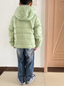 雪中飛kids兒童羽絨服輕薄保暖外套2025新款男女童裝秋冬季洋氣羽絨上衣 薄荷綠4254 140 曬單實(shí)拍圖