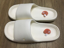 踩屎感拖鞋女2026夏季室內居家用浴室洗澡防滑不臭腳情侶涼拖鞋男 磨菇笑臉-厚底踏屎感#奶白升級 25.5-40-41碼【適合39-40腳】 曬單實(shí)拍圖