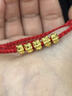 中國黃金（CHINA GOLD）馬年本命年黃金手鏈女足金五福馬紅繩手串生日禮物送女朋友老婆 本命年首選-足金五福馬手串【紀念品】 曬單實(shí)拍圖