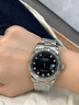勞力士王子日志系列瑞士手表男士全自動(dòng)機械表防水鑲鉆商務(wù)十大名表專(zhuān)用男表 R6.921.6.699本色黑面-標準版 42mm 曬單實(shí)拍圖
