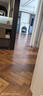 天格地暖實(shí)木地板 櫟木橡木耐地熱原木地板奶油風(fēng)不等長(cháng)鎖扣安裝 雪川 定金 曬單實(shí)拍圖