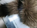 恒源祥小浣熊皮草帽子網(wǎng)紅同款男女兒童狐貍貉子毛雷鋒帽冬季保暖護耳帽 藍狐本色 成人均碼(55-58cm) 曬單實(shí)拍圖