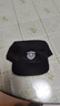MPPMCK黑色保安帽子春夏款軟布帽刺繡縫徽帽保安工作服帽子便帽 保安縫徽帽 58cm 曬單實(shí)拍圖