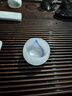 茗器堂元青花玉瓷茶杯大號品茗杯單杯仿玉石玻璃琉璃主人杯水墨功夫茶具 元青花玉瓷茶杯-智覺(jué)杯 曬單實(shí)拍圖