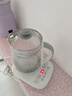 九陽(yáng)（Joyoung）養生壺迷你玻璃花茶壺煮茶器 12大功能11檔溫度 0膠水恒溫電熱燒水壺1.5L 1506BQ 曬單實(shí)拍圖