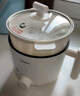 美的（Midea）電煮鍋 宿舍小電鍋 電蒸鍋 學(xué)生寢室一體泡面小火鍋 多功能鍋 XZE1613 1.7L 配蒸籠【國家補貼】 曬單實(shí)拍圖