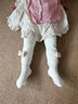 燎原火嬰兒打底褲加絨寶寶連褲襪冬款加厚大PP純棉保暖連腳女童連體襪 白色絨布蝴蝶結【加絨加厚】 均碼 (S) 身高65-75cm 曬單實(shí)拍圖