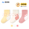 尼多熊兒童襪新生兒秋冬加厚保暖嬰兒珊瑚絨中長(cháng)筒寶寶襪子6-12個(gè)月 曬單實(shí)拍圖