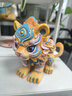 多彩桔子 COLORFUL ORANGE高檔蛇年原創(chuàng  )吉祥物十二生肖全套桌面車(chē)載裝飾品男女生日新年禮物 旺財-虎 12cm 曬單實(shí)拍圖