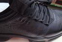 百麗厚底增高健步鞋男25秋新抓紋牛皮戶(hù)外休閑運動(dòng)鞋A2215CM5 黑色 42 (260mm) 曬單實(shí)拍圖