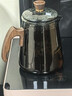 美斯尼 加厚玻璃煮茶壺煮茶器耐熱墨色玻璃泡茶壺木柄泡茶器功夫茶具 曬單實(shí)拍圖