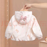 贏(yíng)一貝（Yingyibei）女童春秋外套幼兒新款女寶寶洋氣時(shí)髦上衣中小童衣服兒童夾克春裝 滿(mǎn)印小熊 100 100 曬單實(shí)拍圖